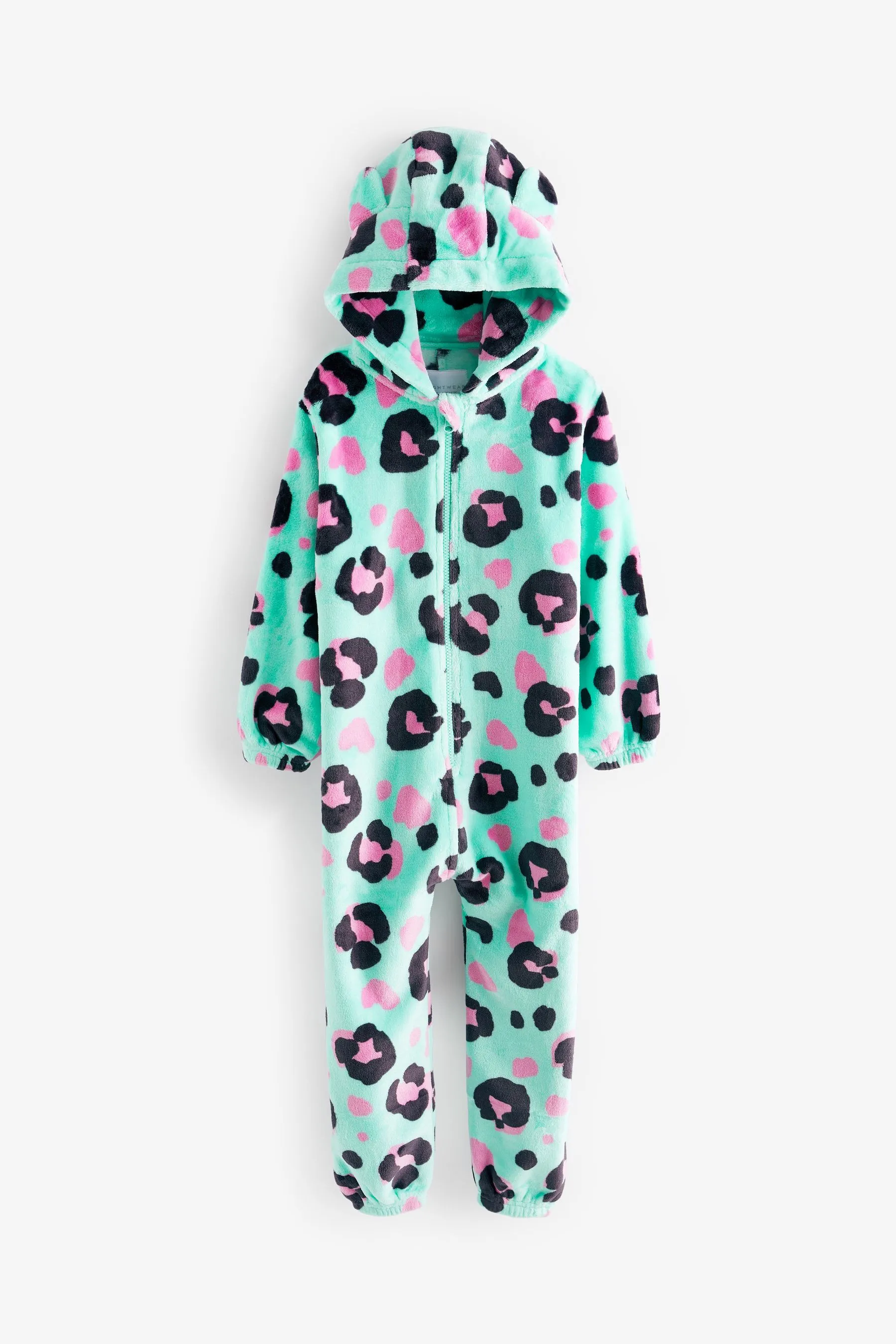 Animal Print Fleece All-In-One (1.5-16yrs)    