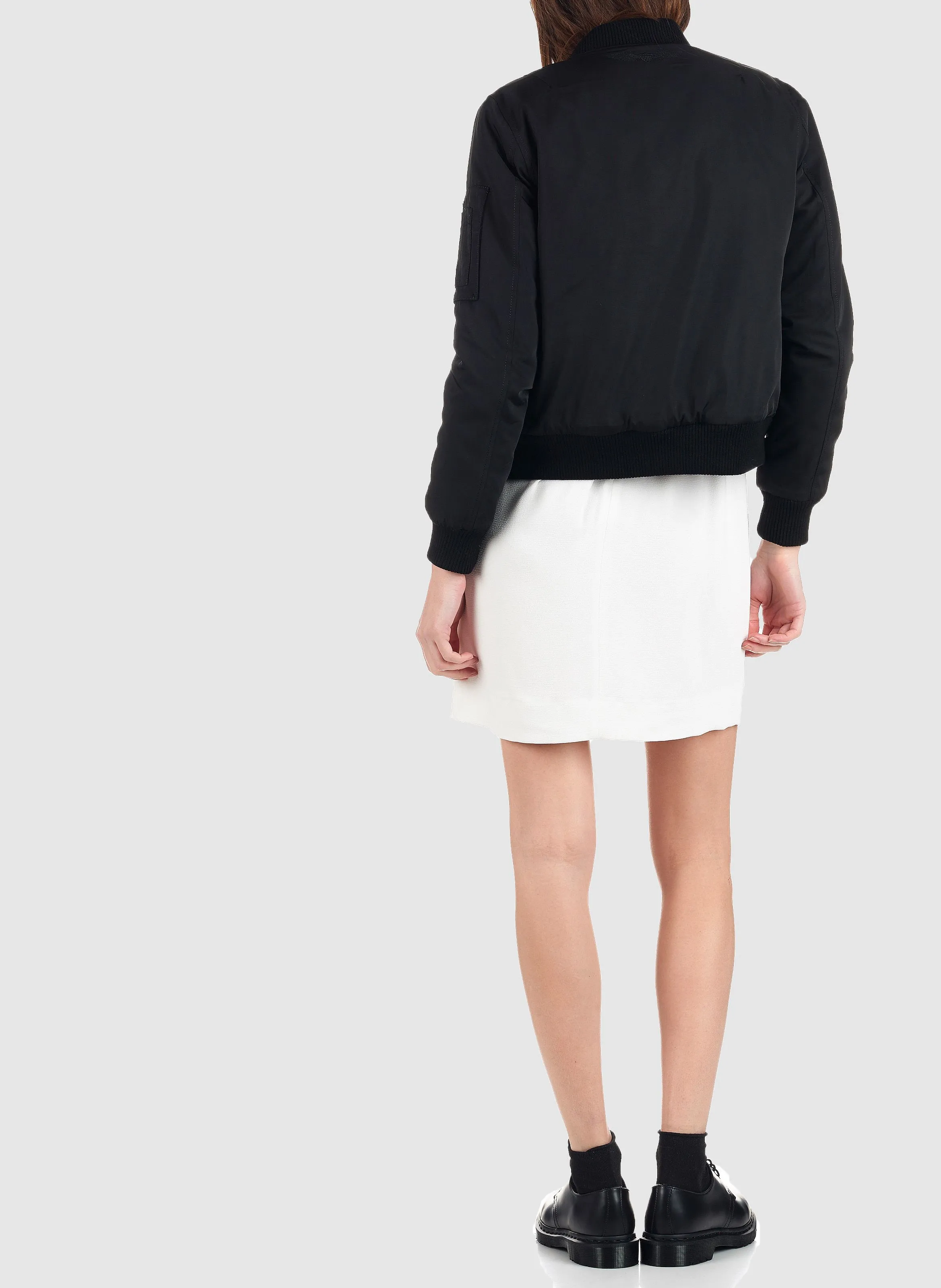  BOMBERS ORIGINAL   Bomber col teddy cintré | Nero