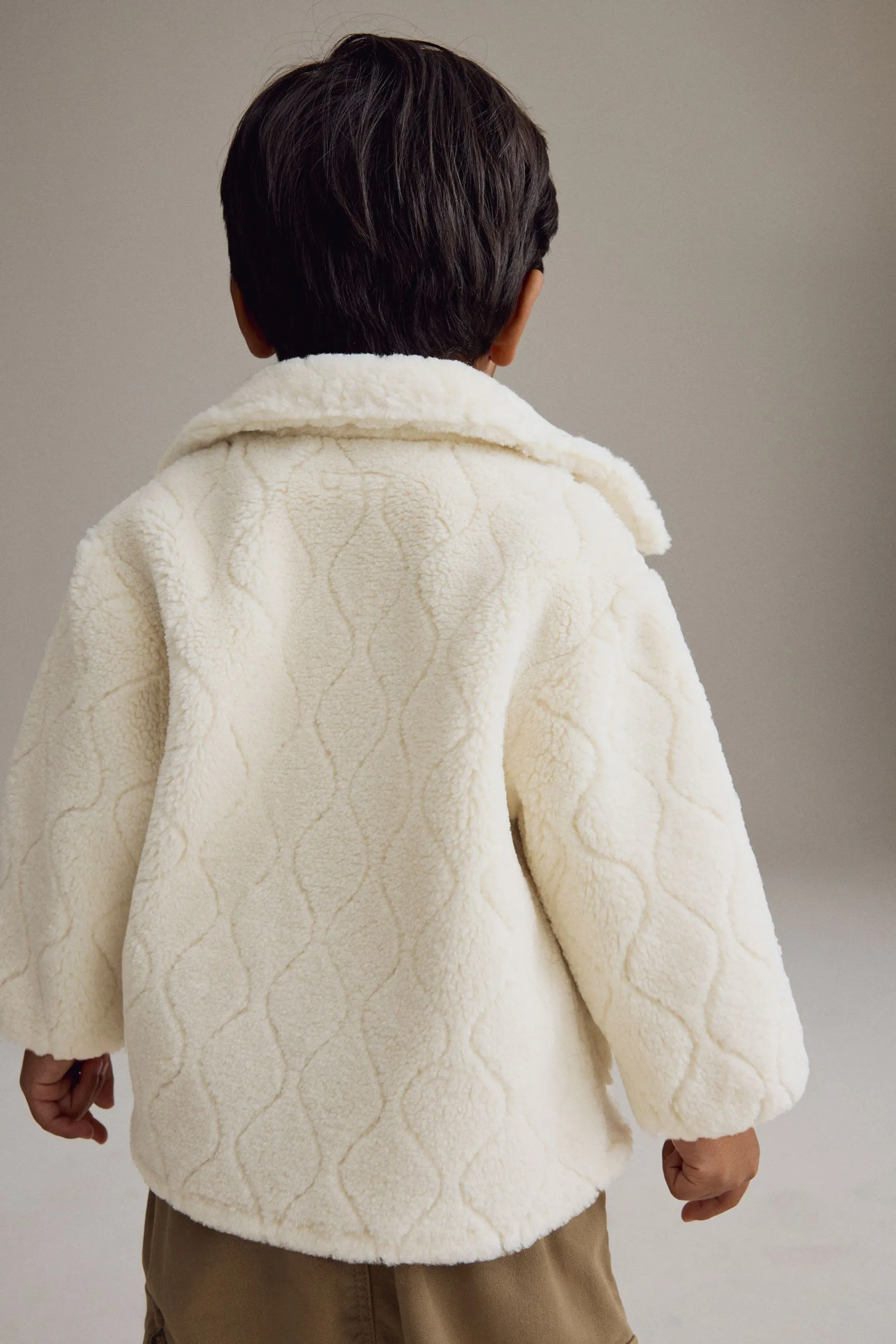Borg Fleece Shacket (3mths-7yrs)    