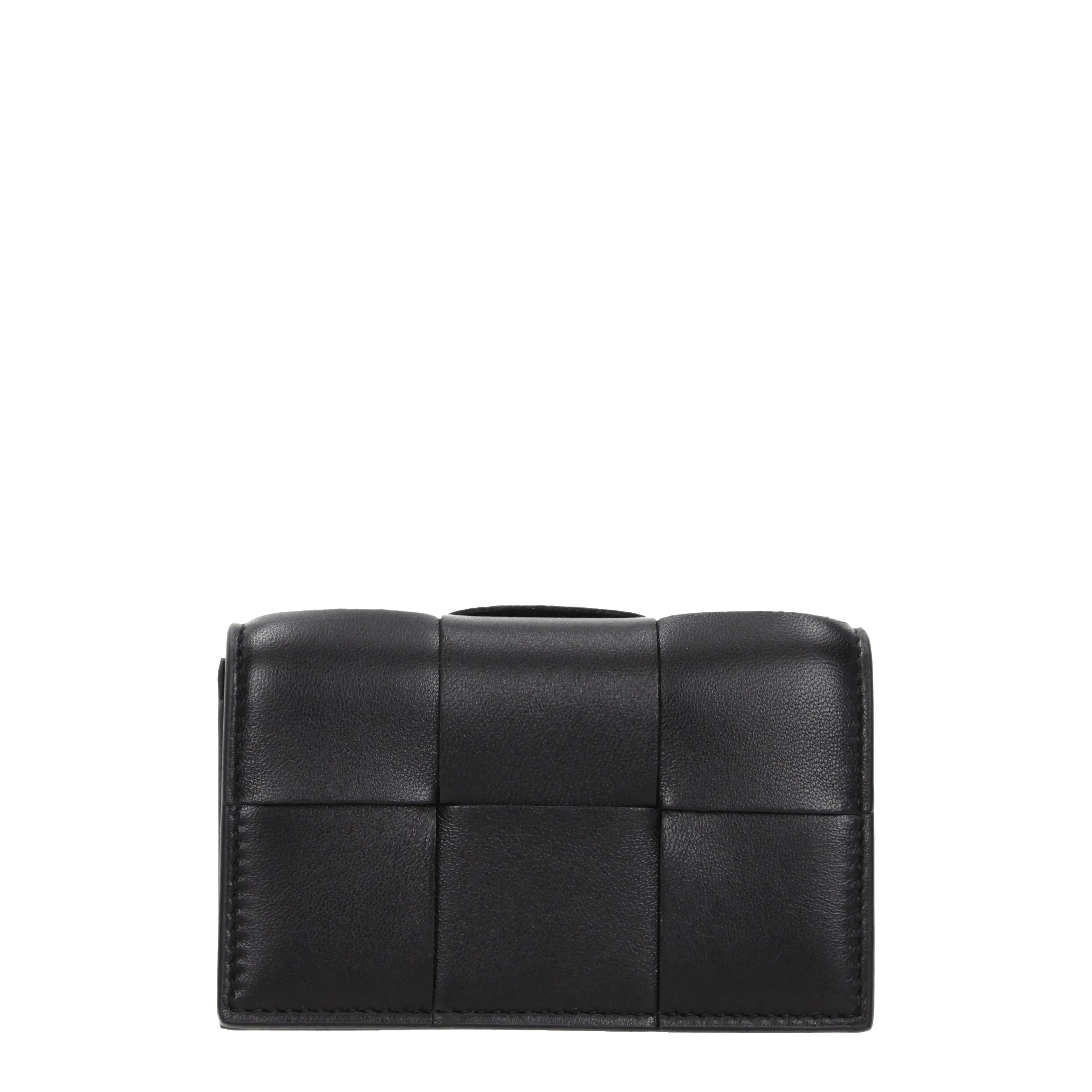 Bottega Veneta Portadocumenti Donna Pelle Nero
