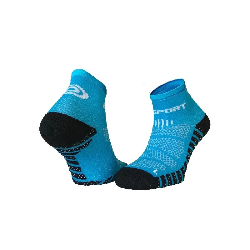 BV SPORT SCR ONE EVO CALZINO RUNNING TECNICO BASSO LOW CUT - AZZURRO/NERO