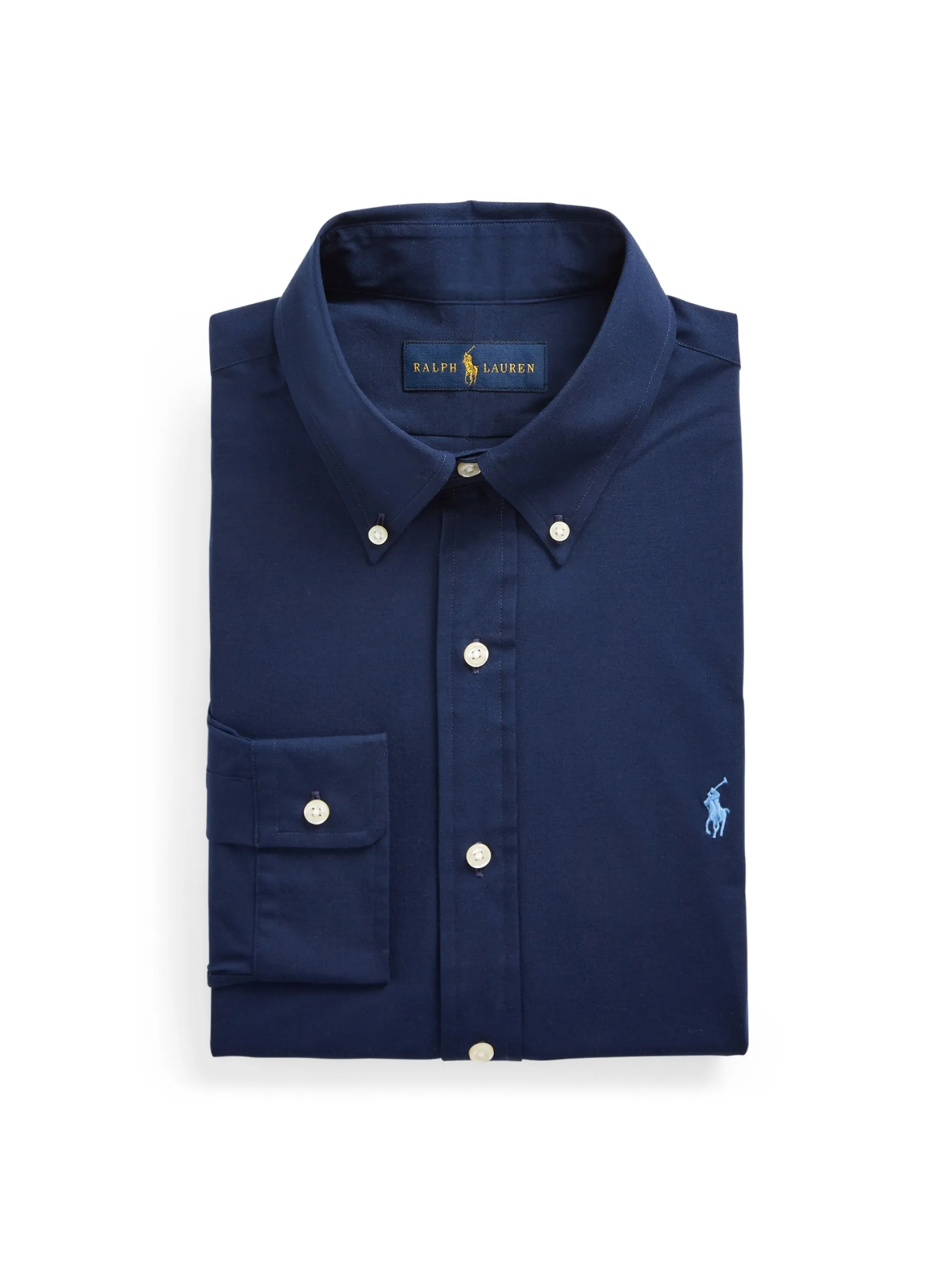 Camicia in Popeline Stretch Blu