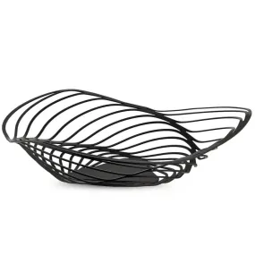 Cestino Trinity nero da 43cm 