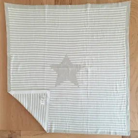COPERTA STELLA RIGHE BIANCO/GRIGIO