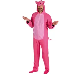 Costume da maialino rosa per un uomo