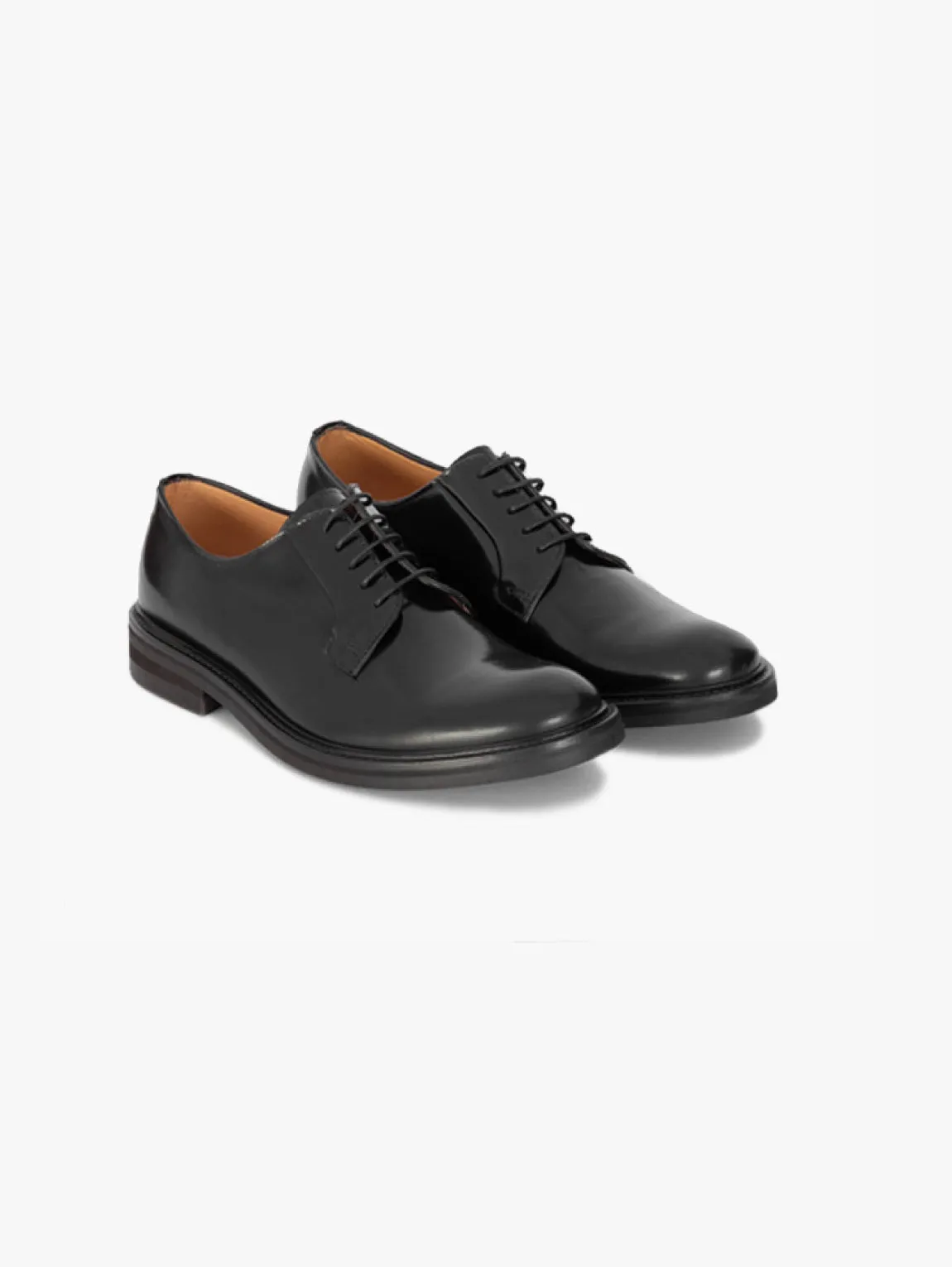 Derby Classica con suola in gomma Nero