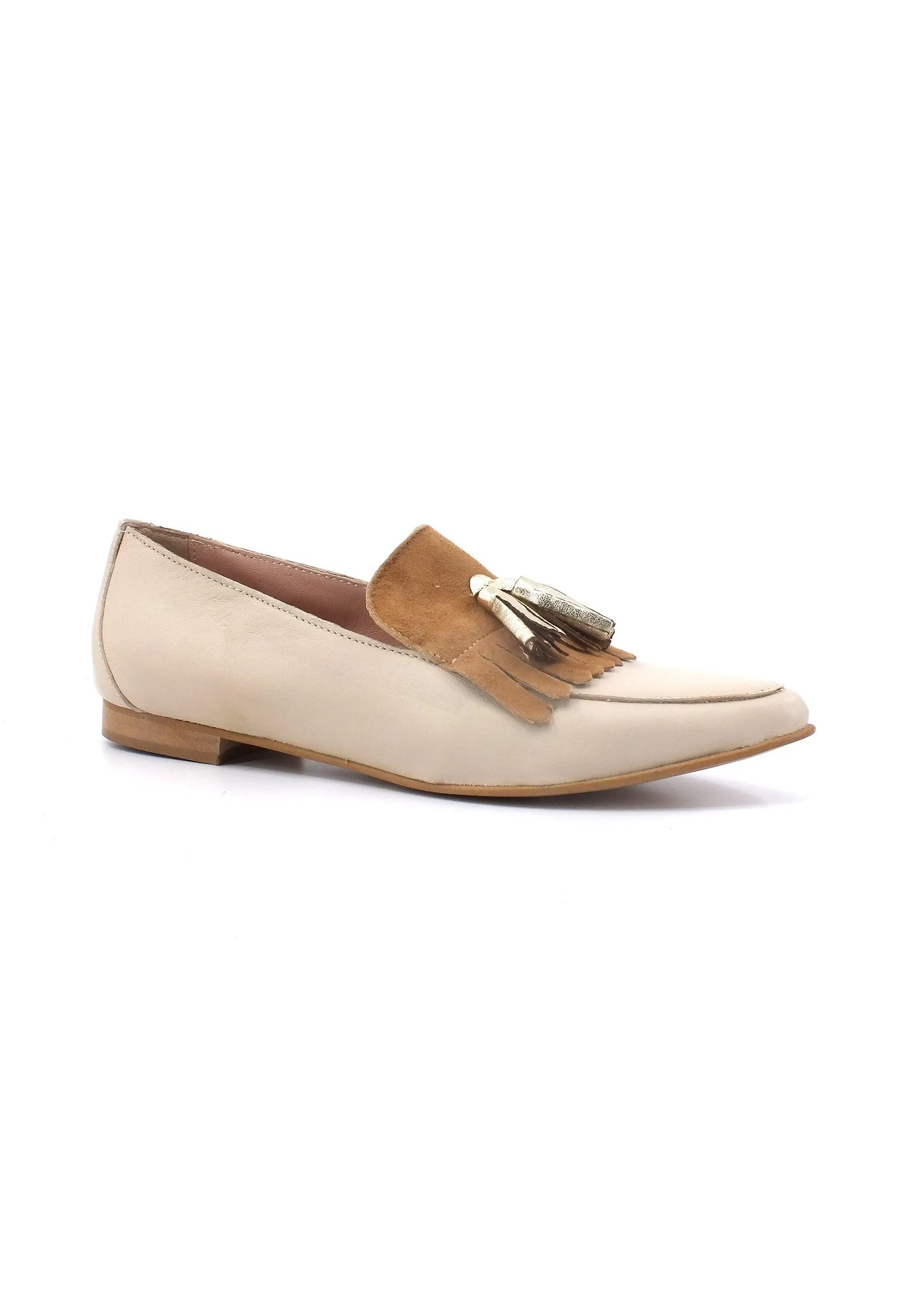DIVINE FOLLIE Mocassino Donna Beige Panna 1968