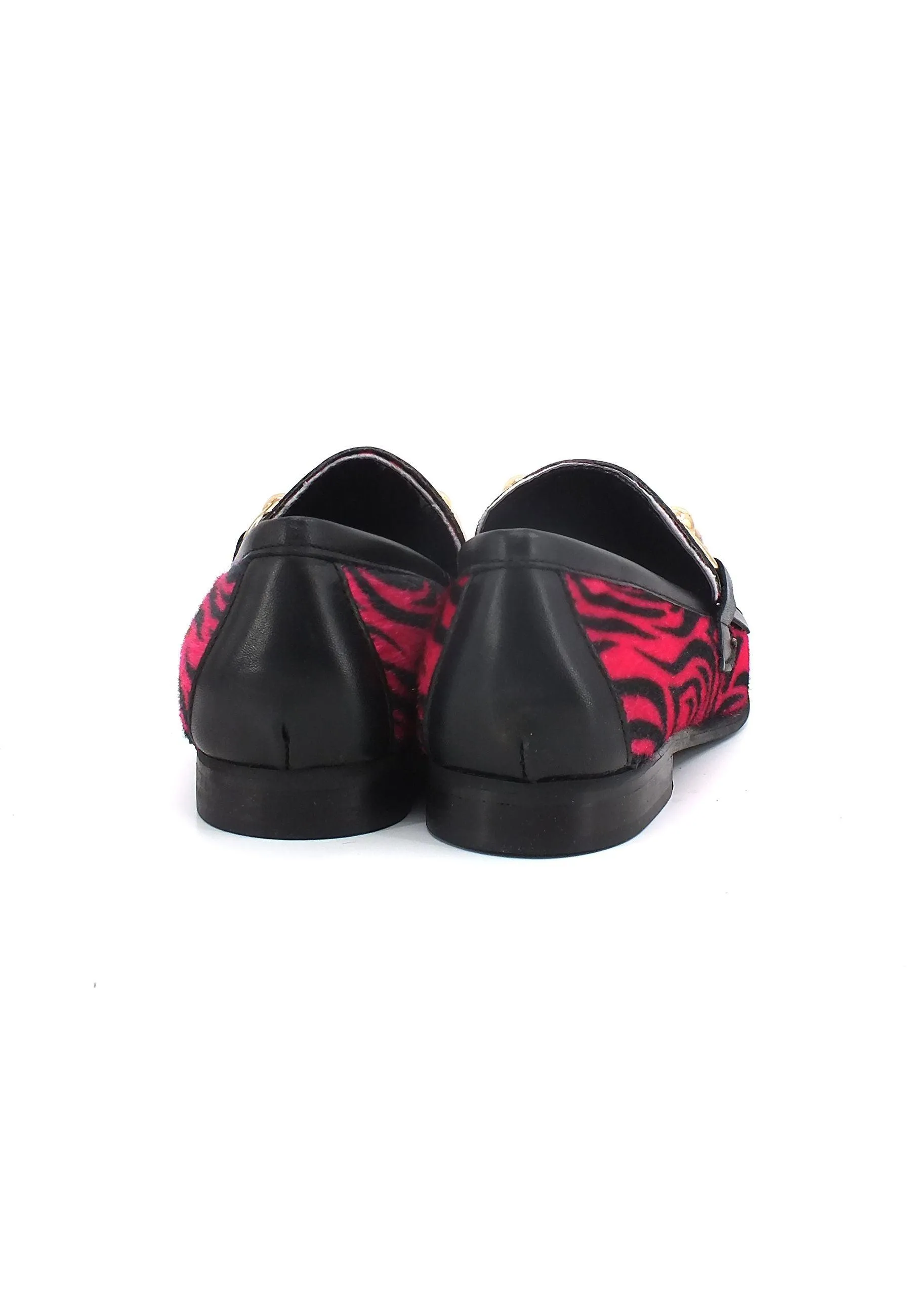 DIVINE FOLLIE Mocassino Donna Zebra Fuxia 835-26F