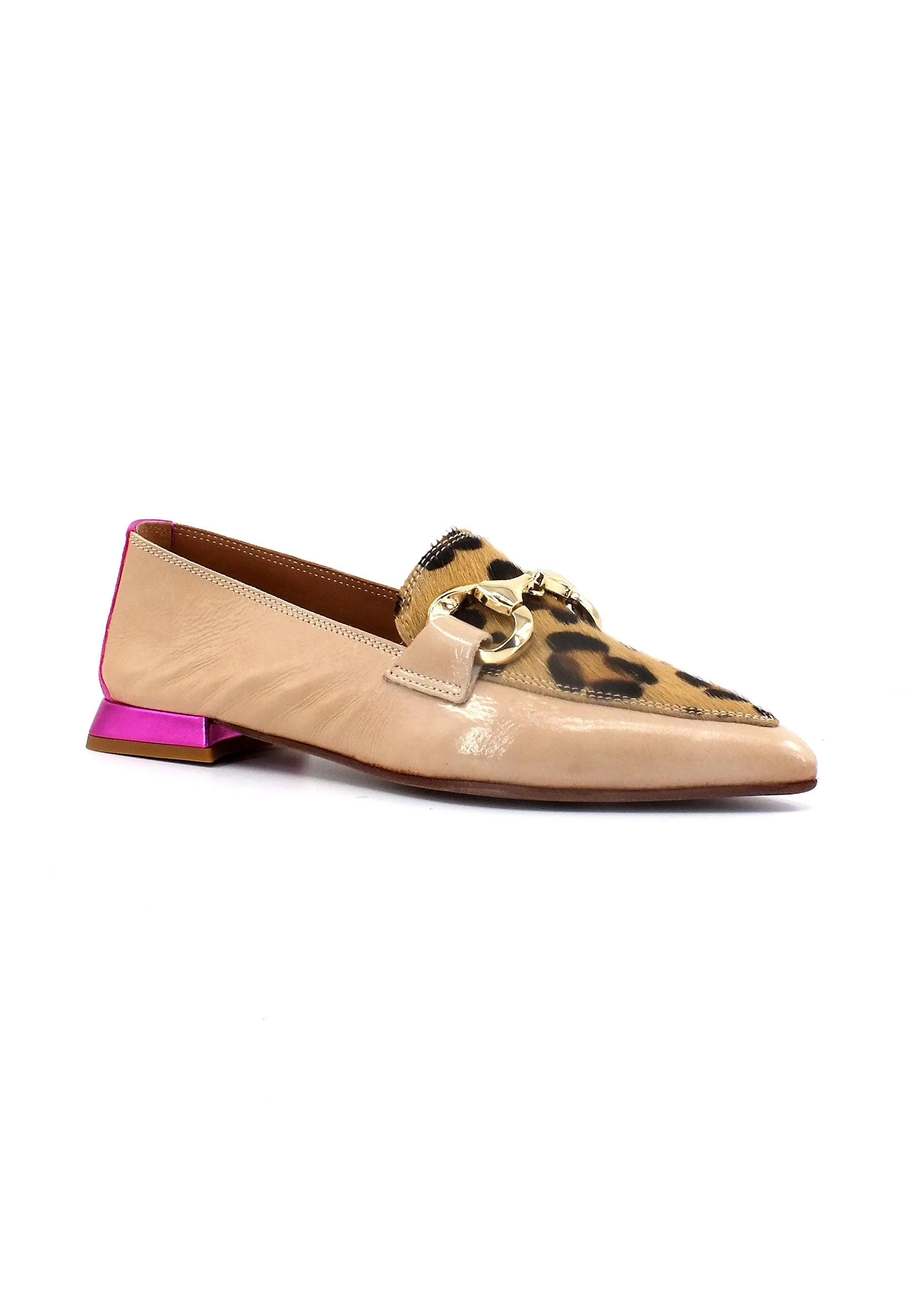 DIVINE FOLLIE Mocassino Punta Donna Leo Sabbia 901-20F