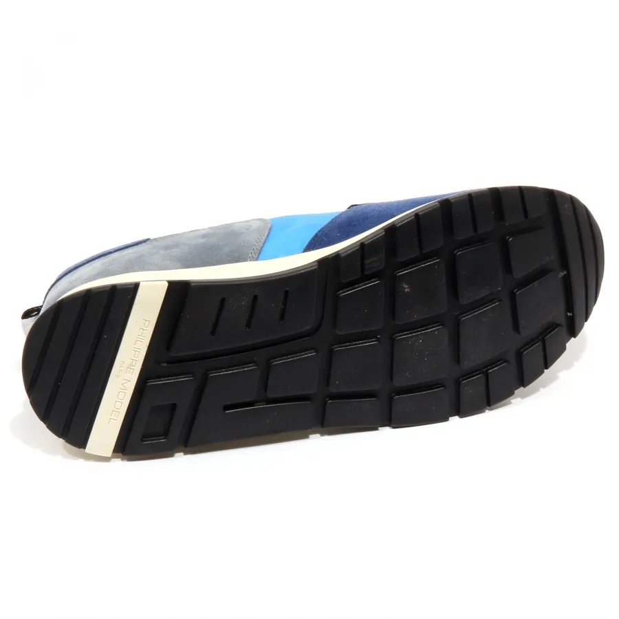 F9934 sneaker uomo blue/black/grey PHILIPPE MODEL MONTECARLO shoe man