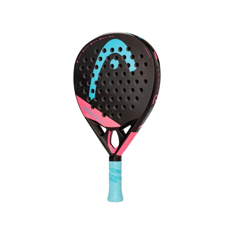 HEAD GRAVITY PRO 2023 - RACCHETTA PALA PADEL - NERO/ROSA/AZZURRO