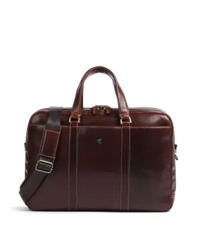  Jekyll & Hide Montana Cartella 15″ pelle di vacchetta finemente grana marrone scuro  