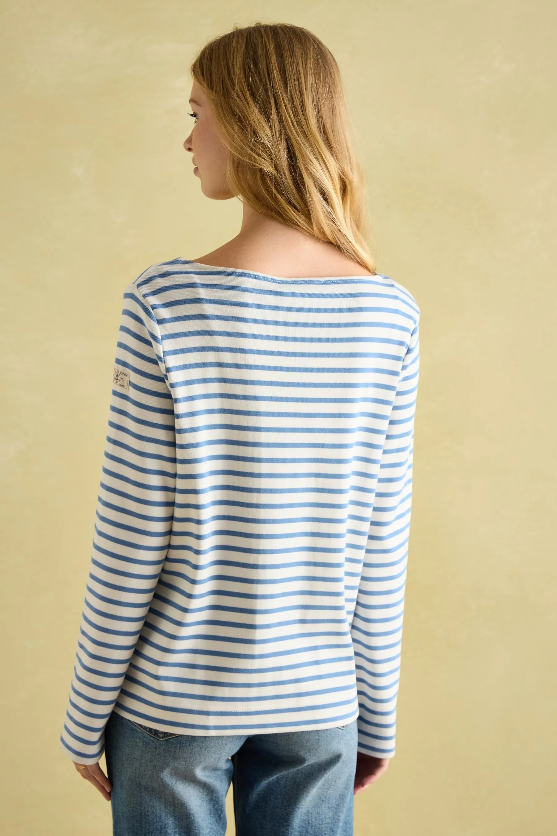 Joules - New Harbour - Top a righe breton con scollo a barchetta
