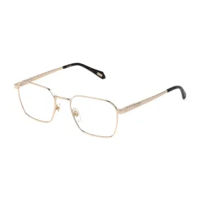   Just Cavalli VJC018 - 0300 Totale Oro Rosa Lucido | Occhiale Da Vista Uomo 
