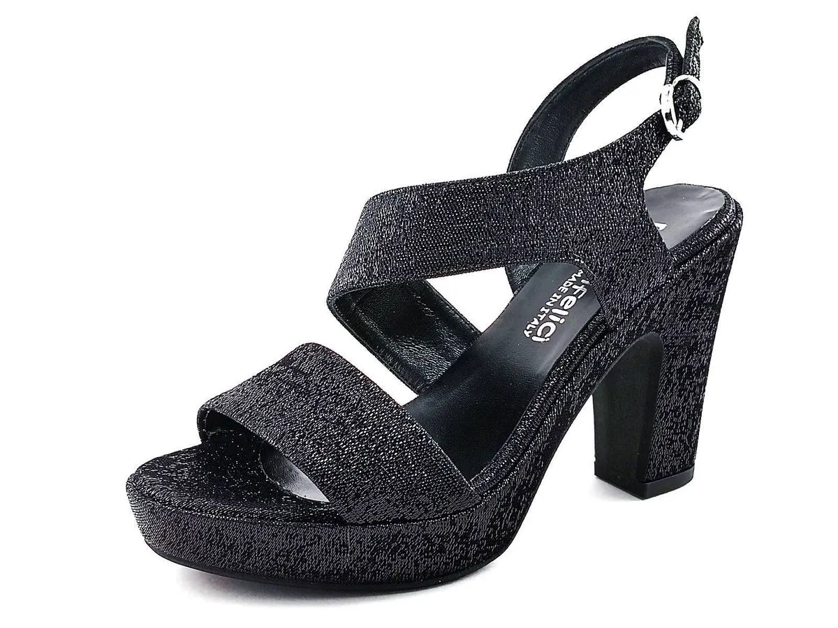 Lazzari Felici  ---------    ------------Sandali con fascia trasversale - Nero