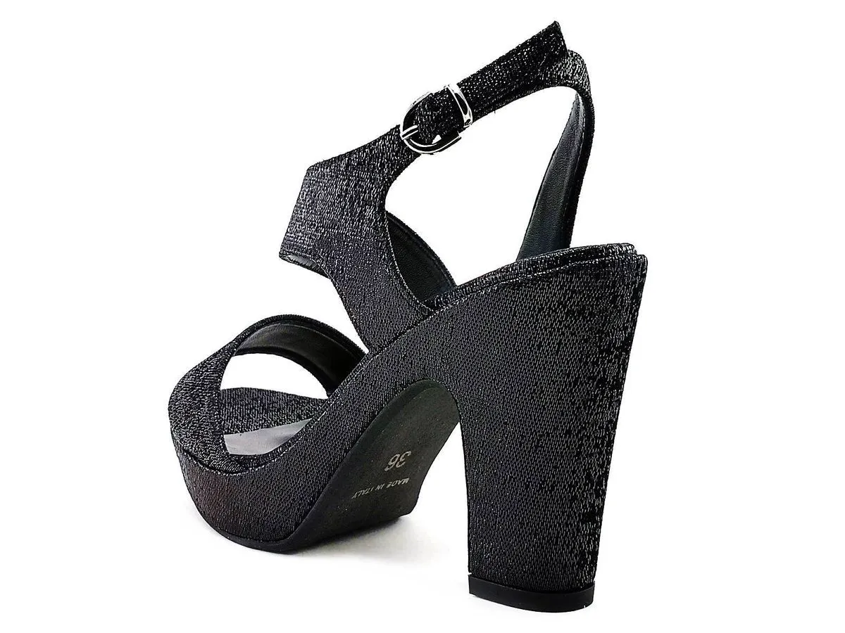 Lazzari Felici  ---------    ------------Sandali con fascia trasversale - Nero
