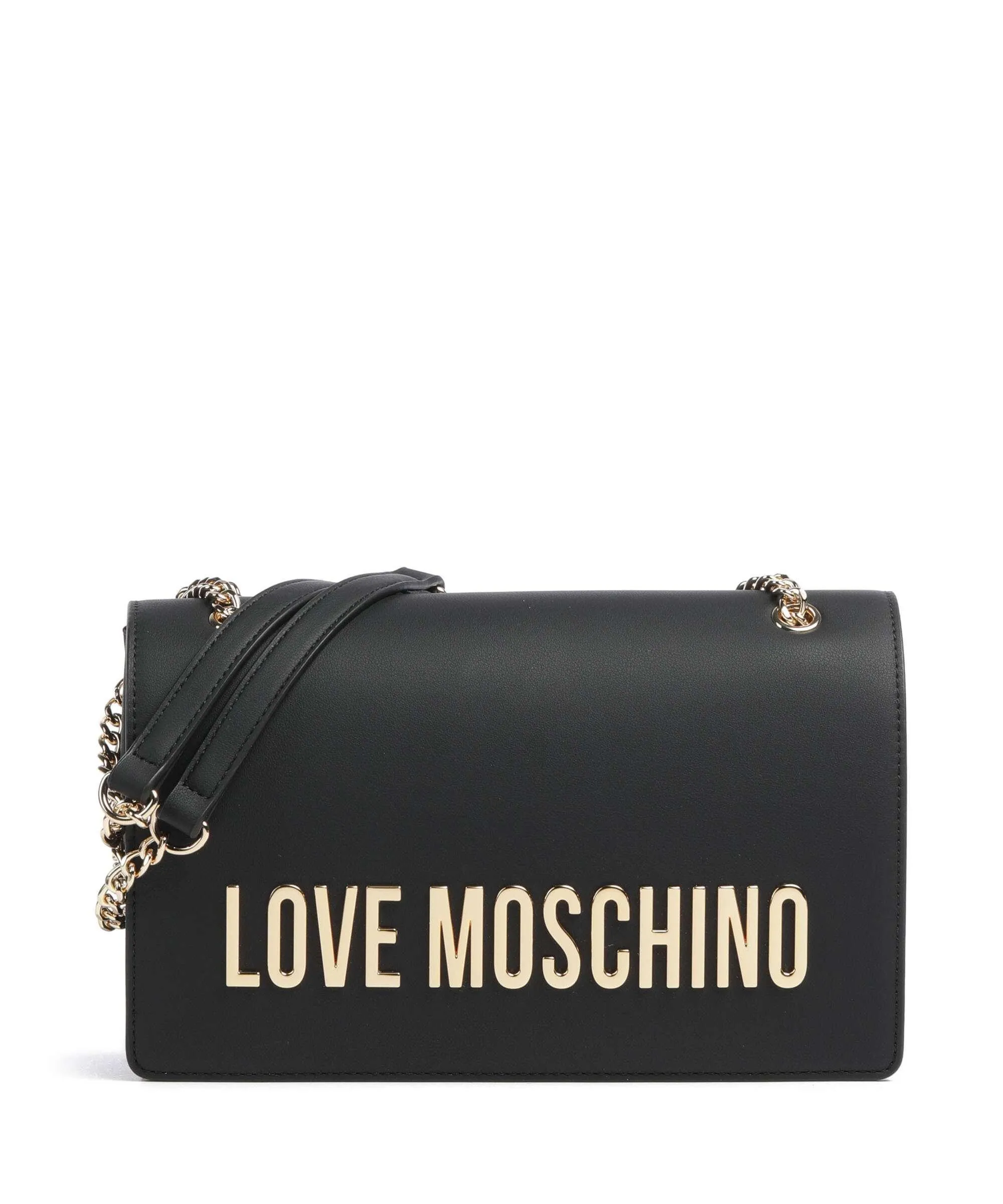  Love Moschino Bold Love Borsa a spalla pelle sintetica nero  