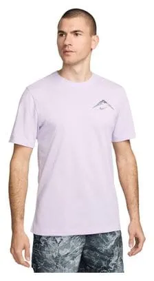 Maglietta a manica corta Nike Dri-Fit Trail Violet Uomo