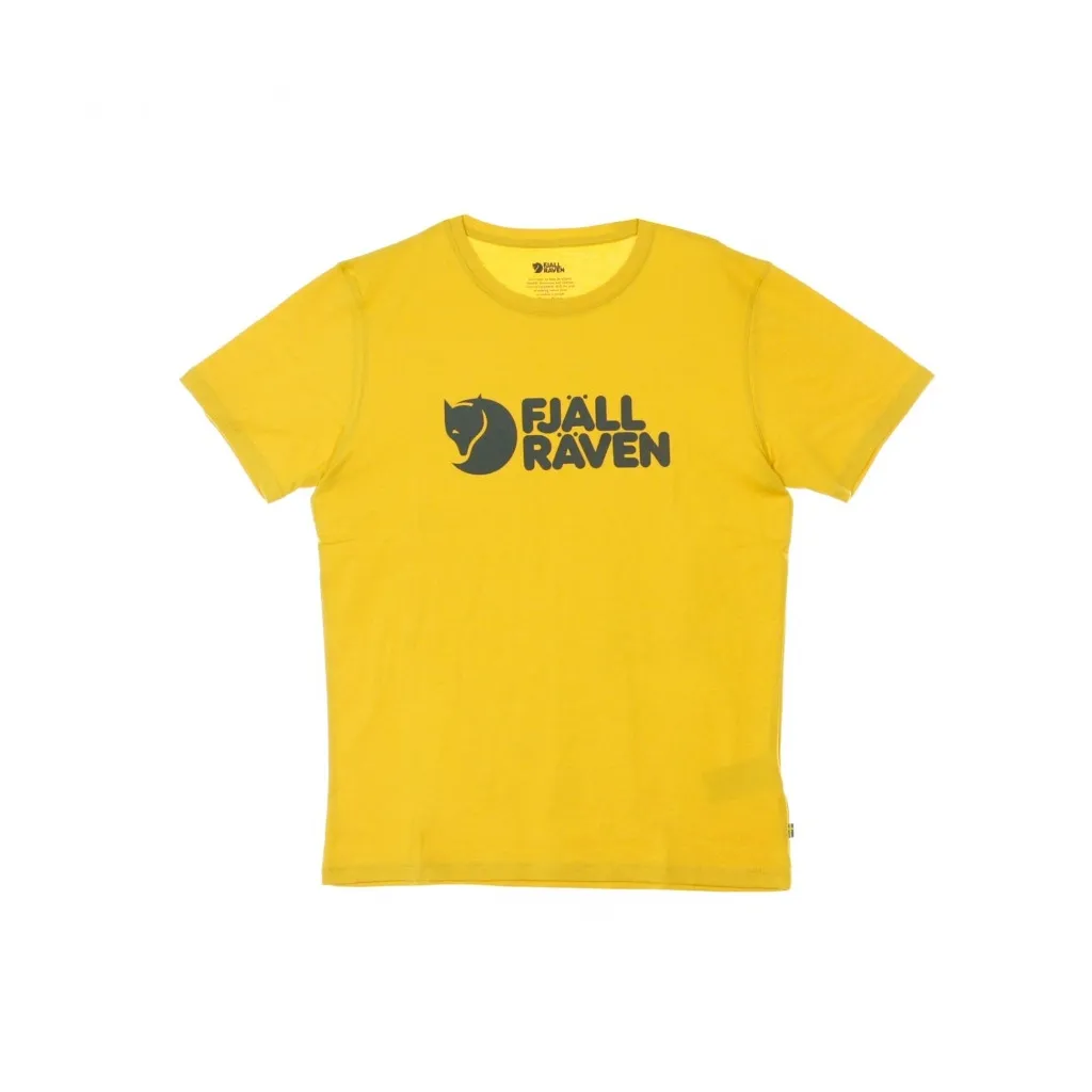 MAGLIETTA FJALLRAVEN LOGO T-SHIRT OCHRE