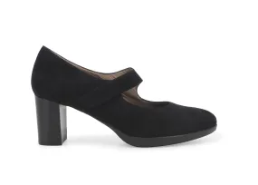 Melluso Decollete donna con cinturino in camoscio nero d5126w