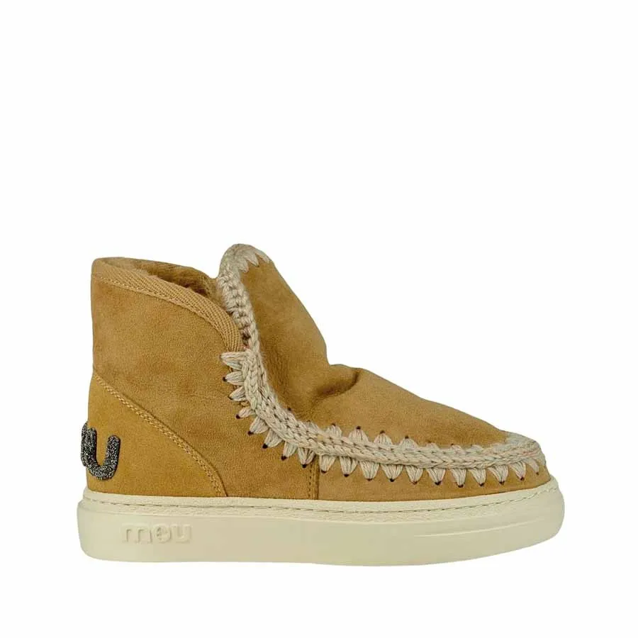 Mou eskimo sneaker Bold beige tabacco glitter logo TOB