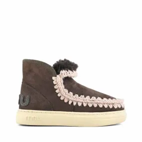 Mou eskimo sneaker Bold glitter logo marrone MOCHA MOC
