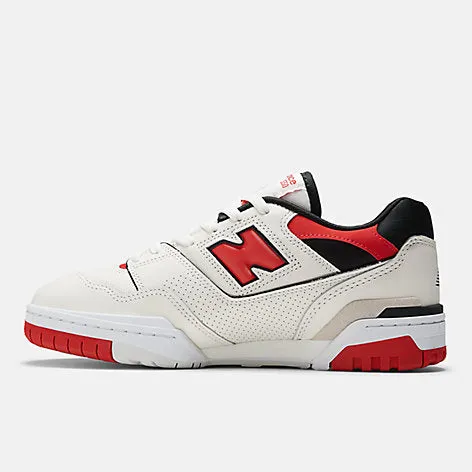 NEW BALANCE 550 BEIGE SEA SALT BLACK RED UNISEX
