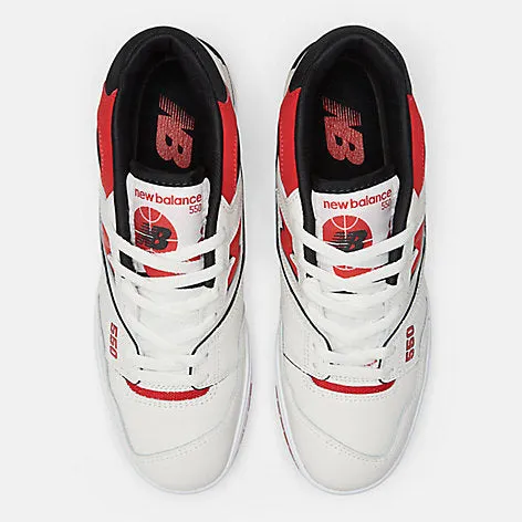 NEW BALANCE 550 BEIGE SEA SALT BLACK RED UNISEX