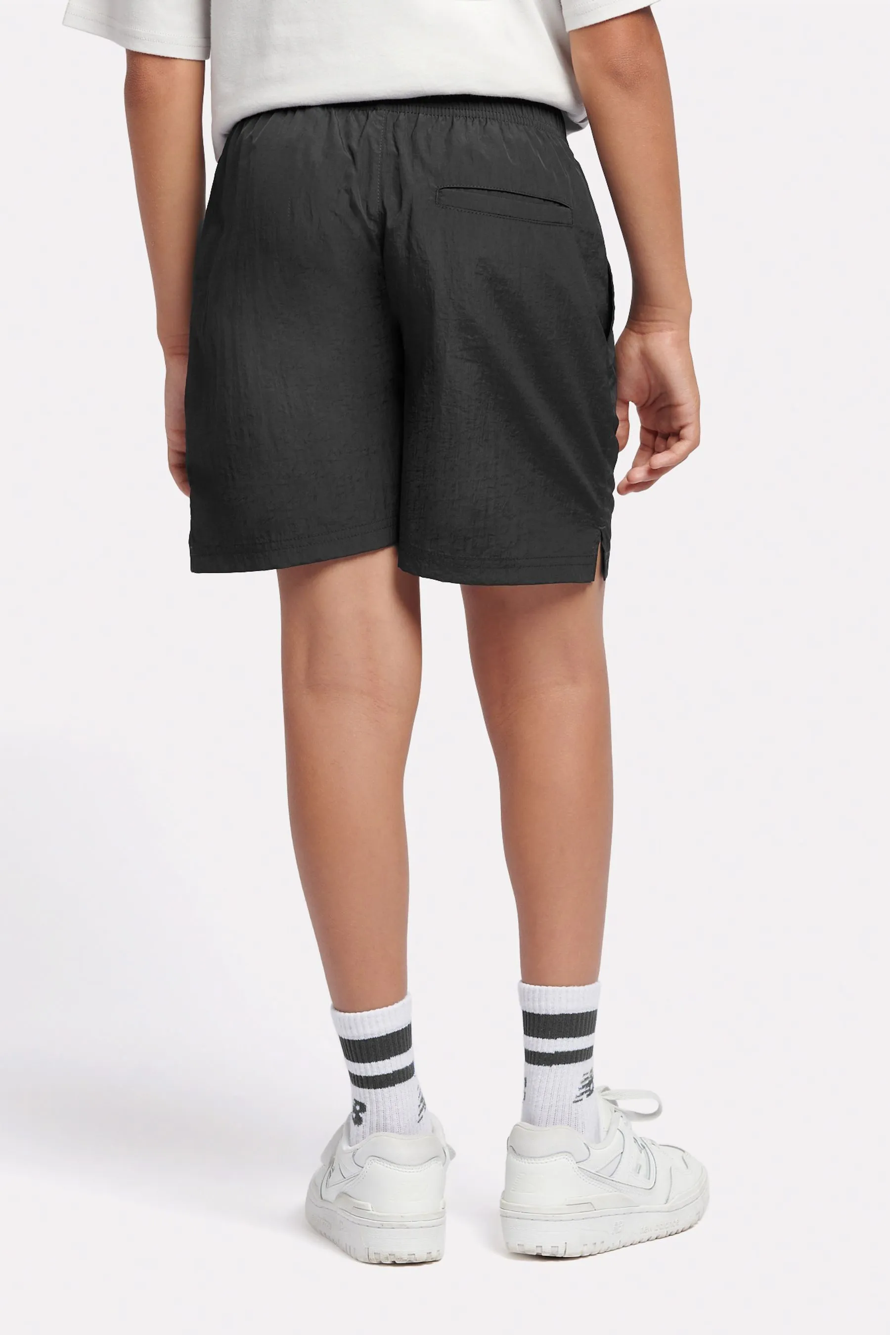 New Balance Boys Small Logo Nylon Shorts    