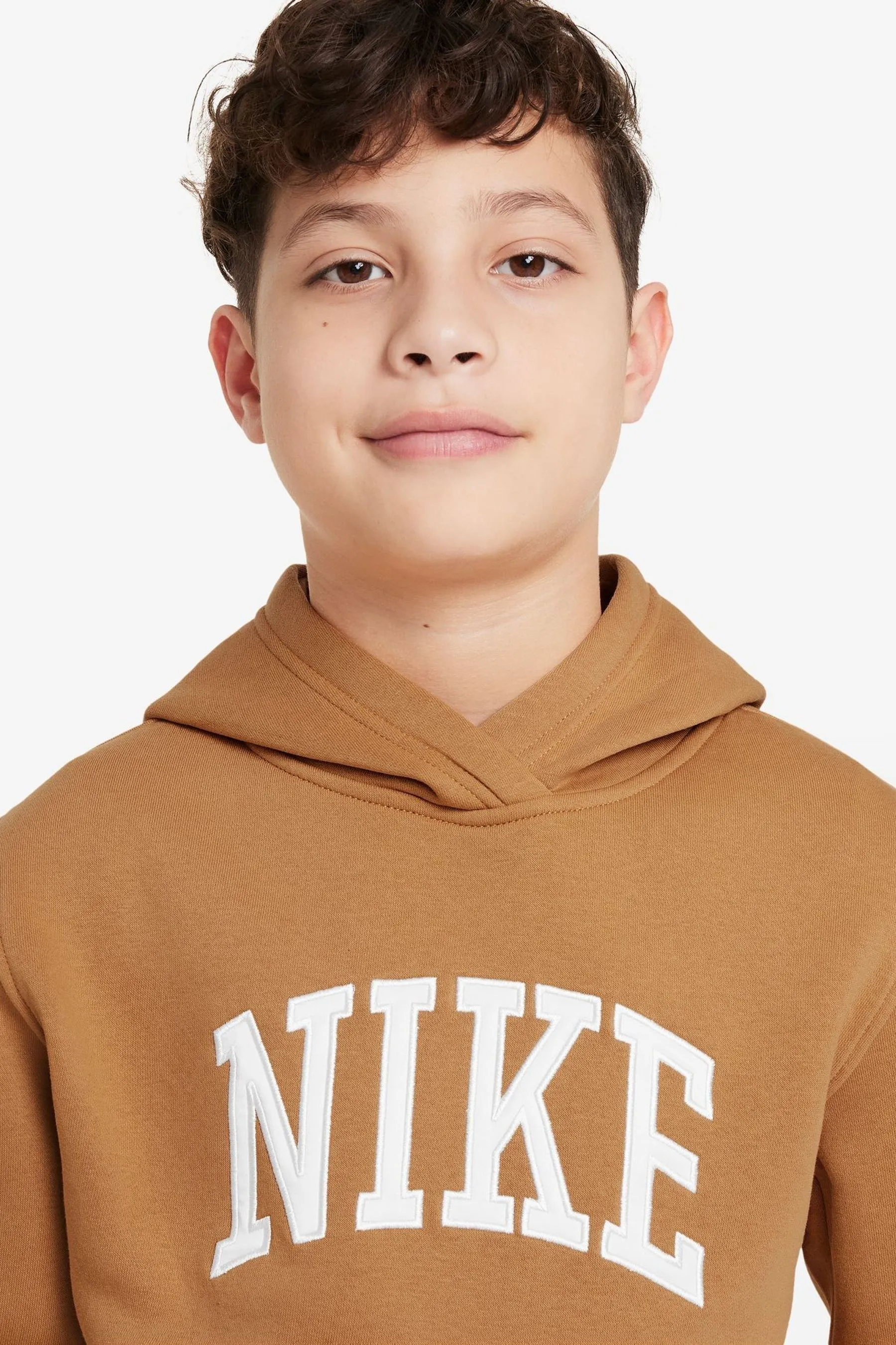 Nike Club Varsity Logo French Terry Hoodie    