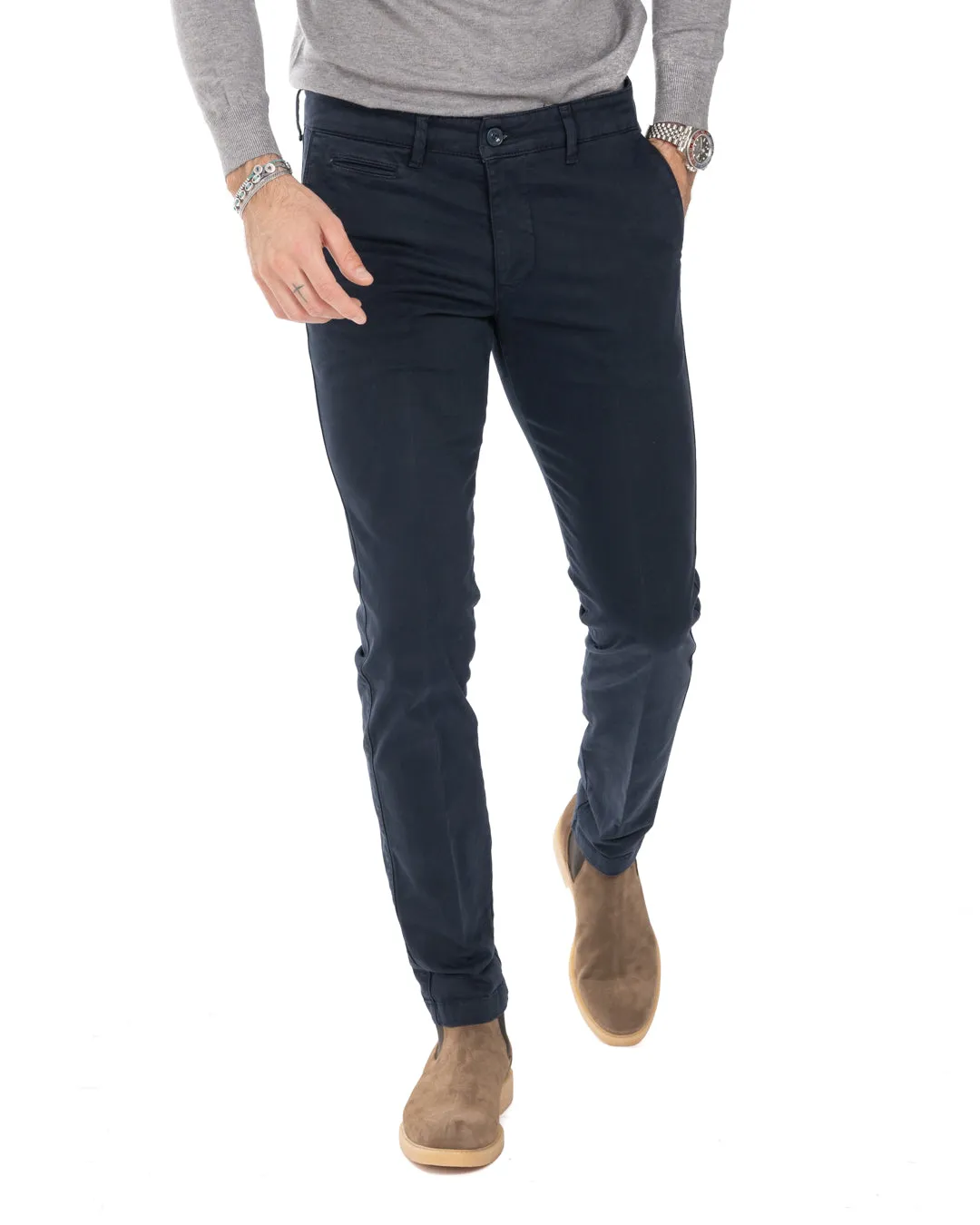 Paul - Pantalone basic blu