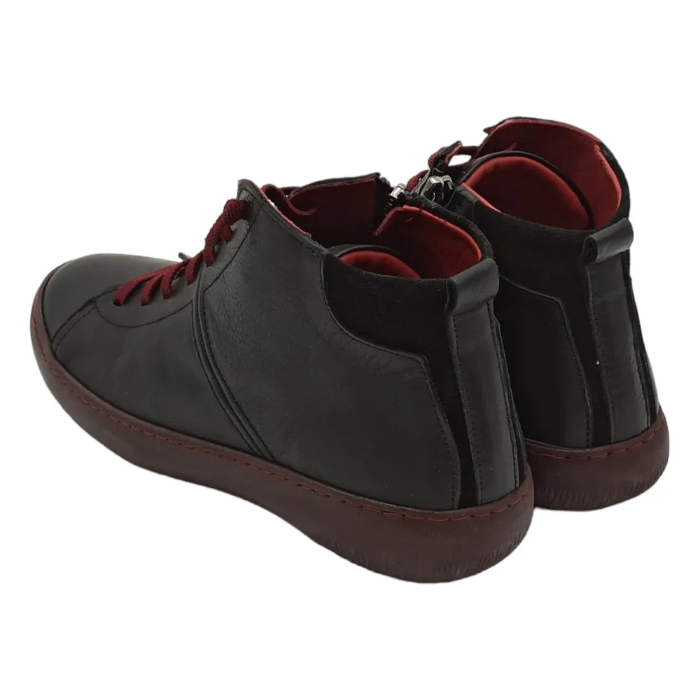 POLACCHINO DONNA GRUNLAND PO1720-K4 IMOD NERO BORDO