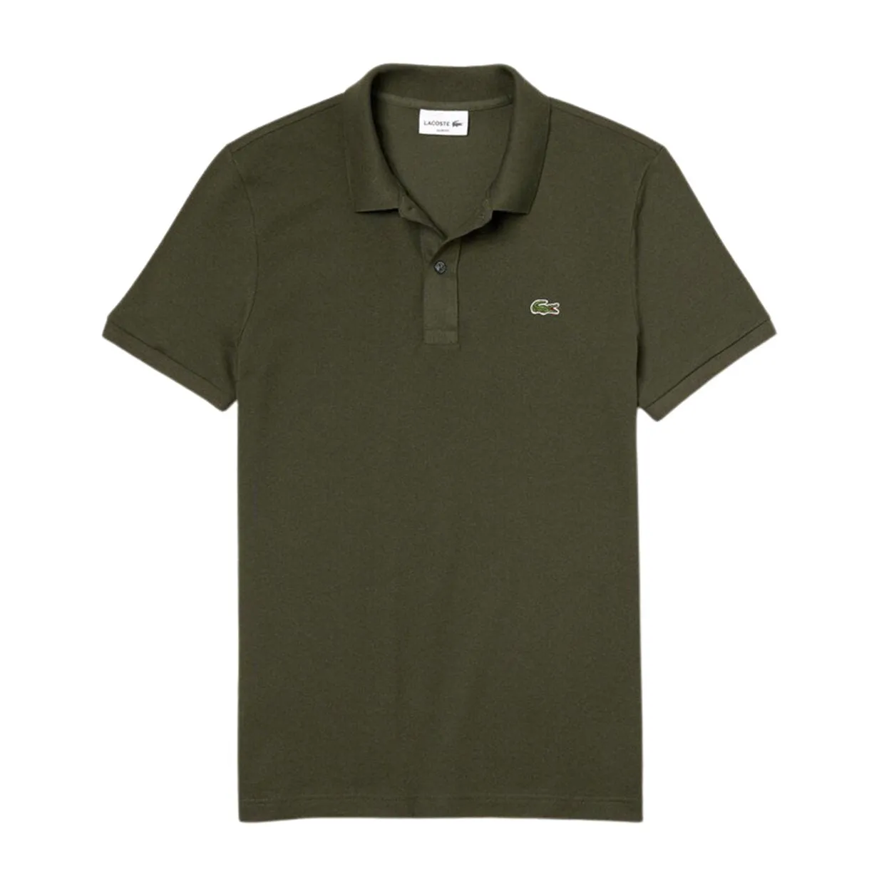 Polo Lacoste Slim Fit Verde Cachi