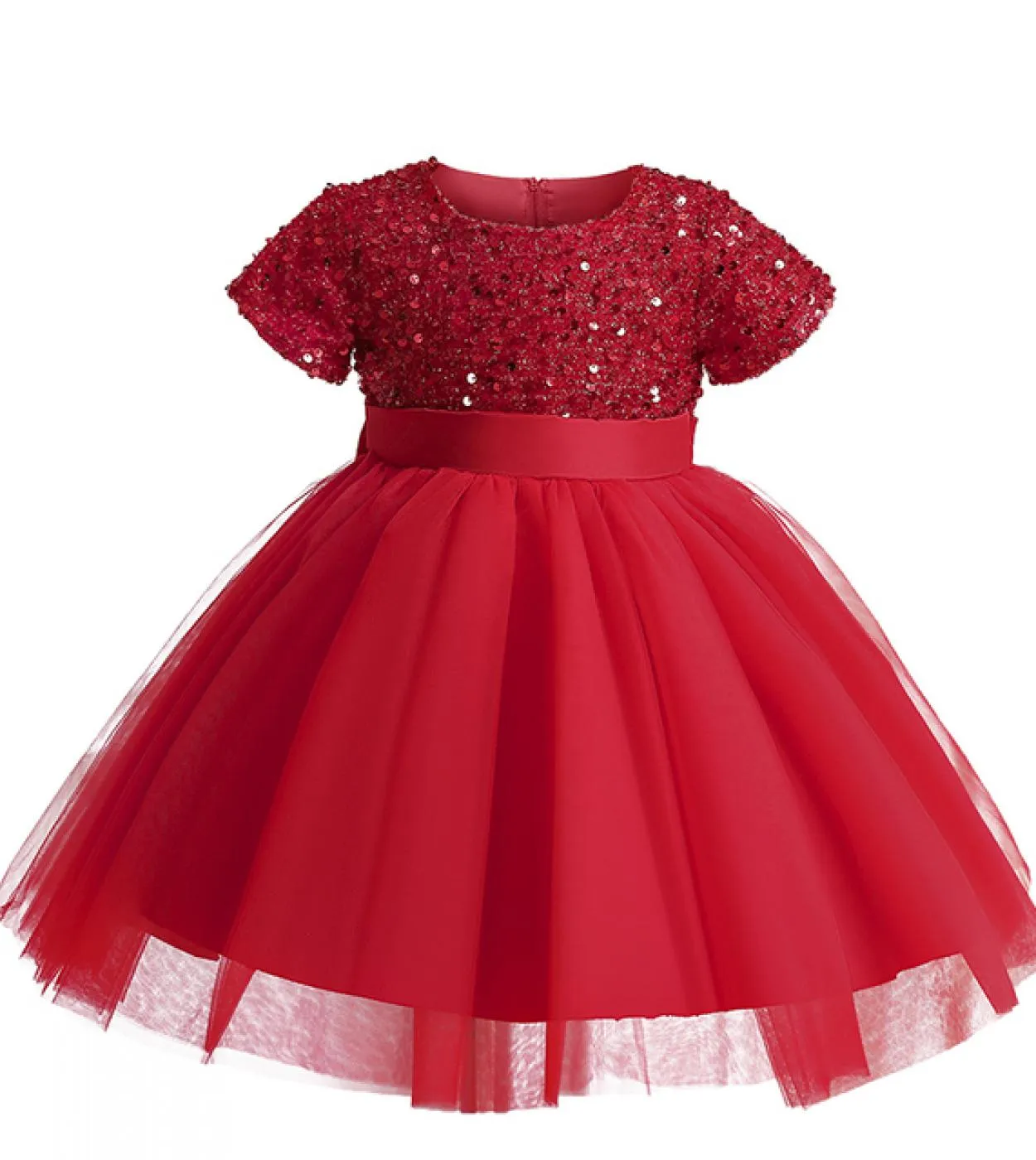 Ragazza Compleanno Sera Festa Abito bianco 3 8 anni Occasioni speciali Abiti per matrimonio Fiore Bambini Principessa Prima Comu