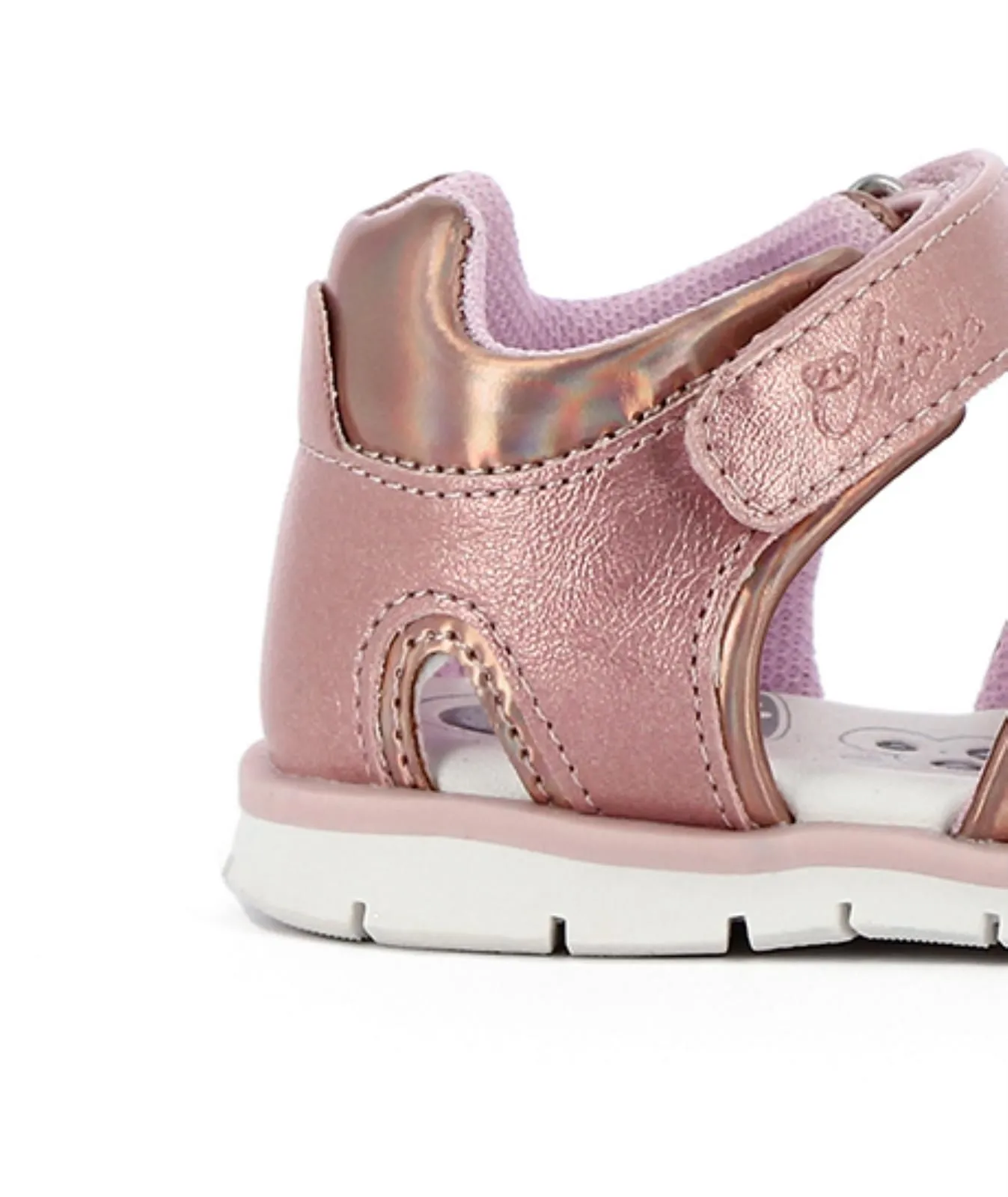 Sandali rosa primi passi con strappi