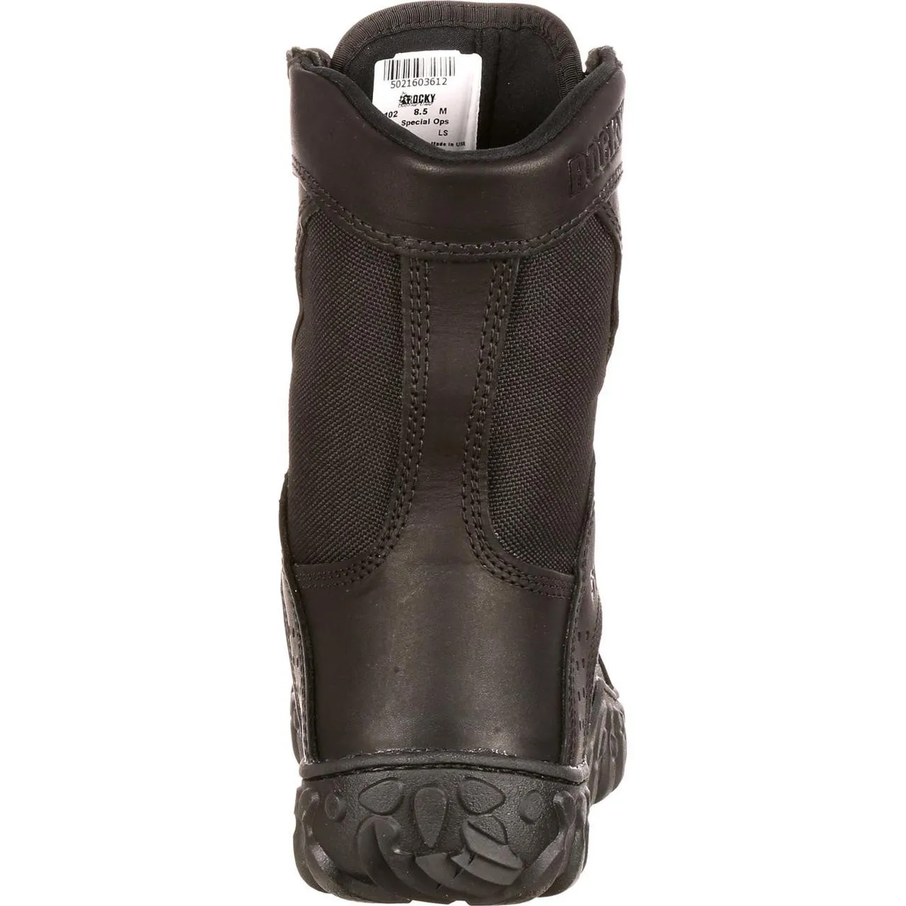 Stivale militare ventilato Rocky s2v nero prodotto negli Stati Uniti