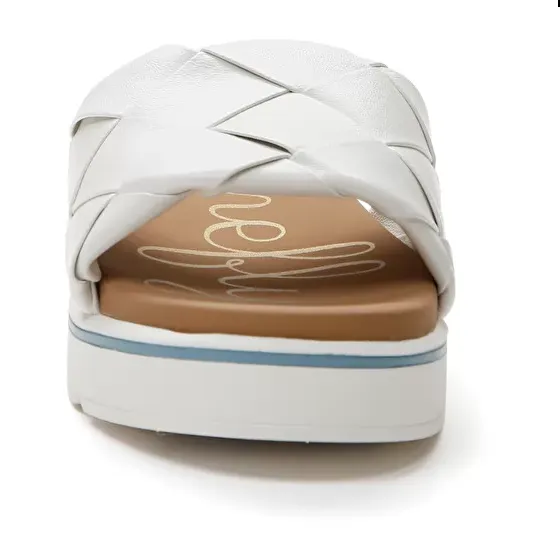 Stonefly sandalo a ciabatta da donna in pelle sintetica Liberty 6 219670 010 bianco