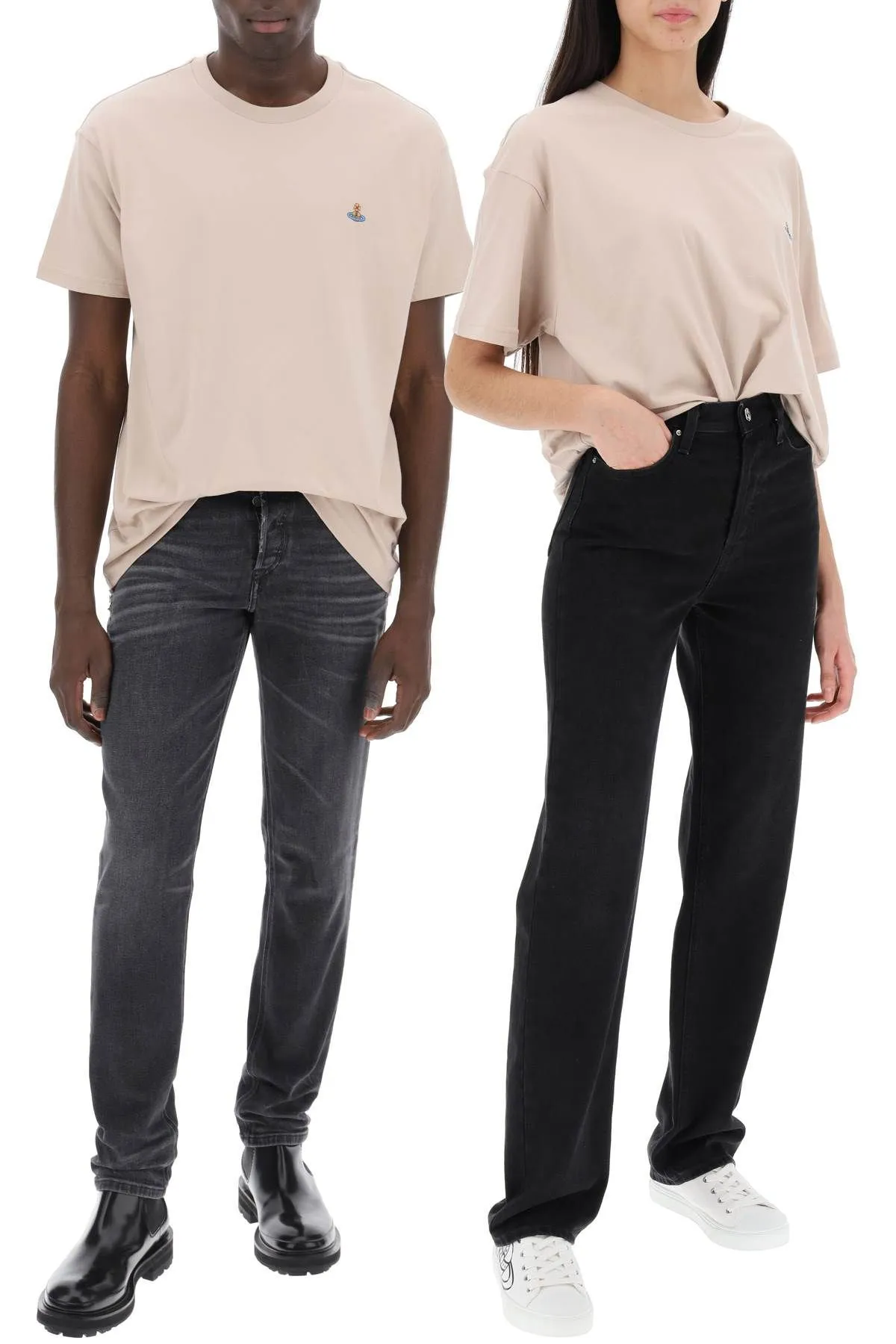 T-shirt classica con logo Orb