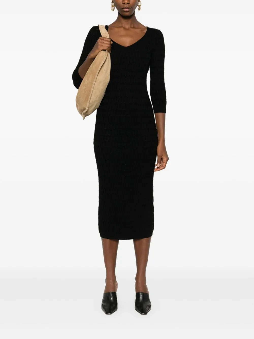 Twinset Abito Nero Donna