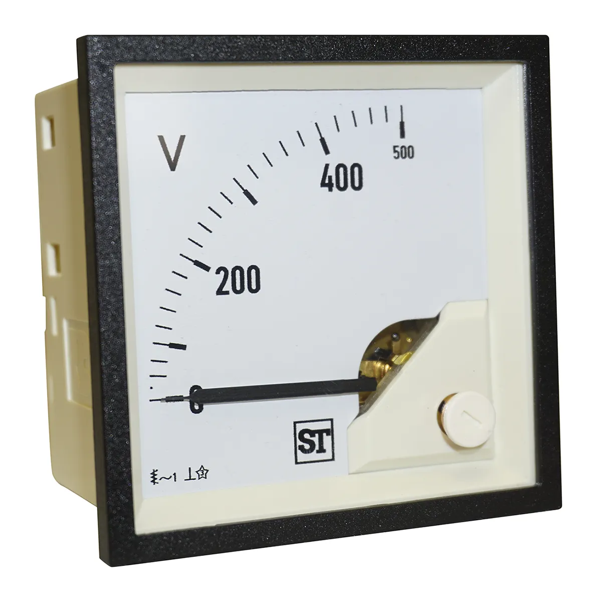 Voltmetro analogico in c.a. Sifam Tinsley serie Sigma, foro da 68 x 68 mm